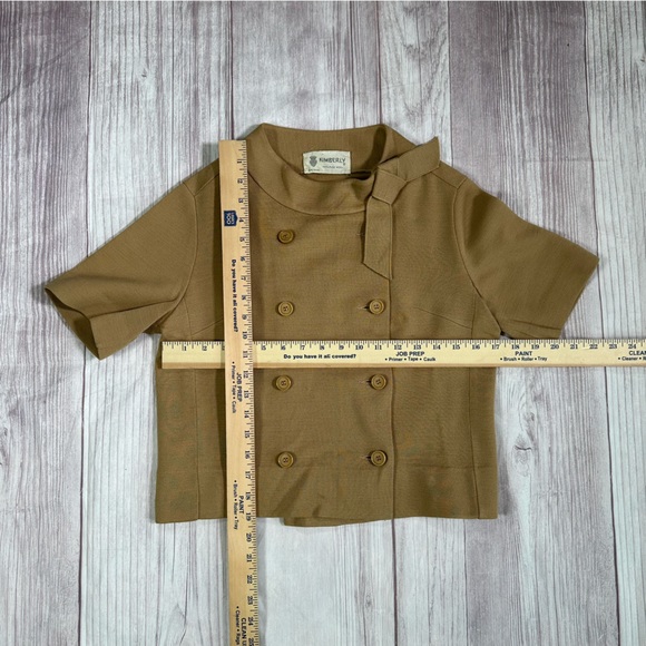 Women’s Vintage 50s 60s Kimberly Wool Mod Skirt Top Set - Picture 10 of 11